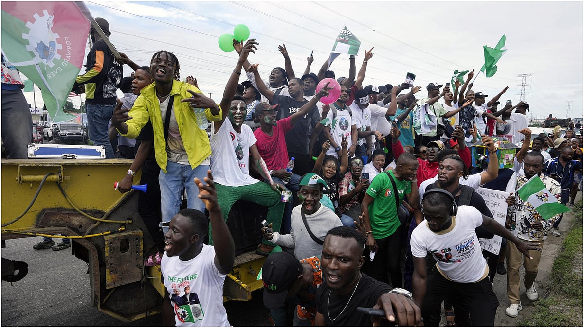 Nigeria Protests: President Bola Tinubu Calls End To Unrest, Blames 'Political Agend' For Violence - | Photo: AP